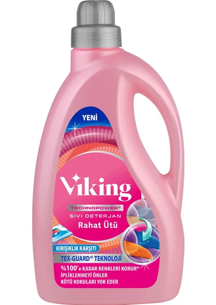 Viking Technopower Sıvı Çamaşır Deterjanı Rahat Ütü 2.7 Lt