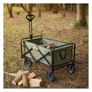 Vagon Tipi Çok Amaçlı Katlanır Yük Taşıma Arabası